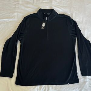 Travis Mathew Black Zip Pullover